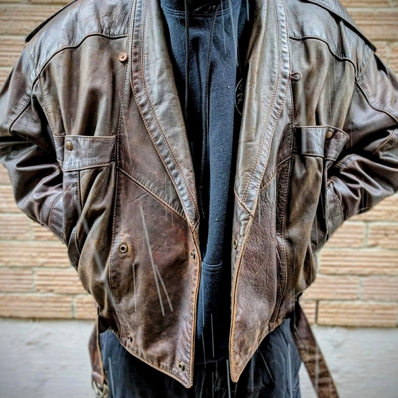 Other - Men's Brown Leather Jacket
